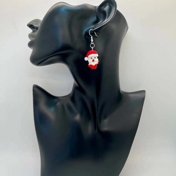 Christmas Earrings - Snow Men, Mittens, Trees, Bells, Santa , Stockings - Picture 9 of 10